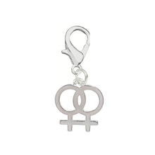 Load image into Gallery viewer, Lesbian Same Sex Female Symbol Hanging Charms - Fundraising For A Cause