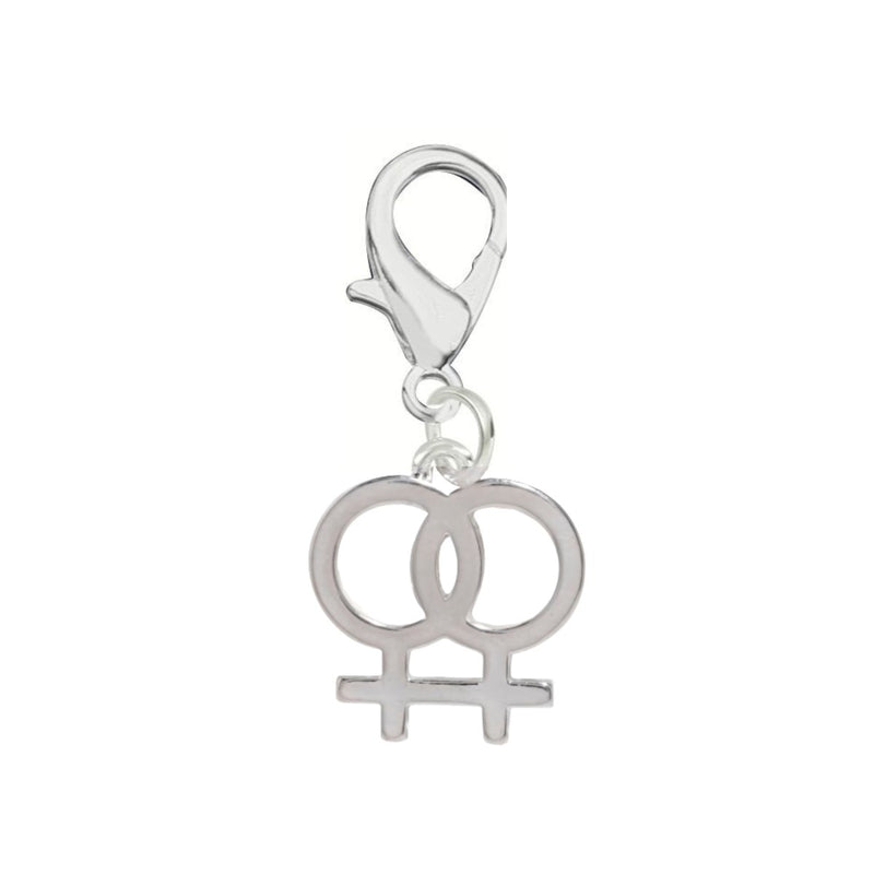 Lesbian Same Sex Female Symbol Hanging Charms - Fundraising For A Cause