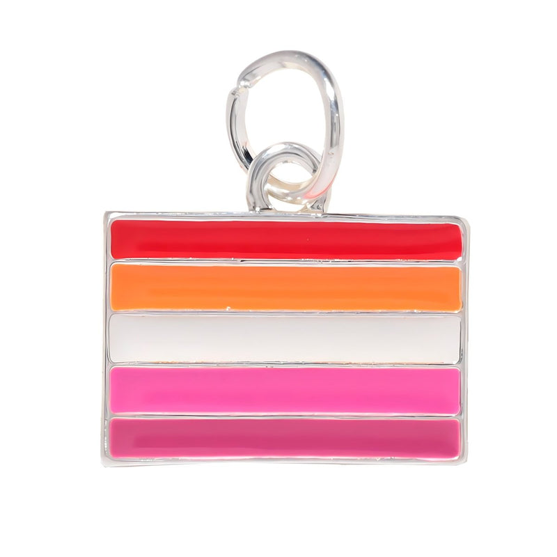 Lesbian Sunset Flag Charms - Fundraising For A Cause