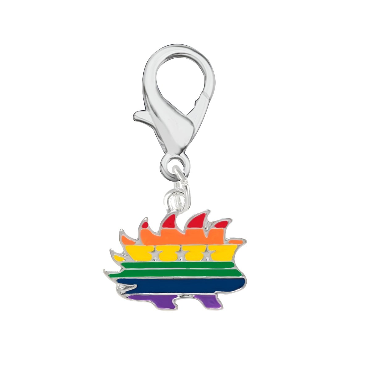 Libertarian Rainbow Porcupine Hanging Charms - Fundraising For A Cause