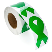 Load image into Gallery viewer, Liver Cancer Awareness Ribbon Stickers (250 per Roll) - Fundraising For A Cause