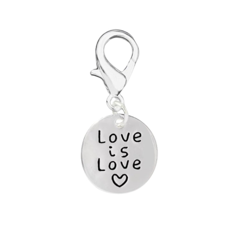 Love Is Love Circle Hanging Charms - Fundraising For A Cause