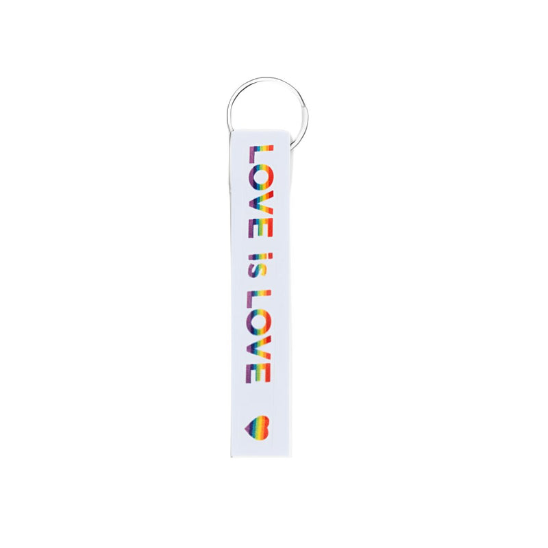 Love Is Love Gay Pride Lanyard Style Keychains - Fundraising For A Cause