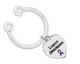 Lupus Awareness Heart Keychains - Fundraising For A Cause