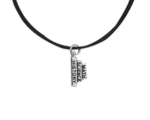 Load image into Gallery viewer, Math Science History Leather Cord Necklaces - Fundraising For A Cause