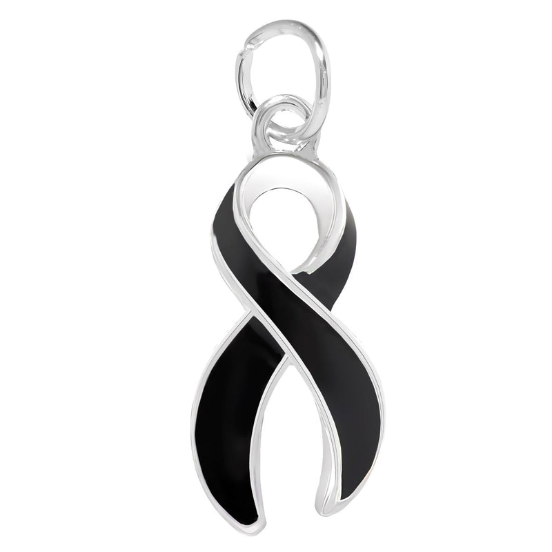 Melanoma Awareness Black Ribbon Charms - Fundraising For A Cause