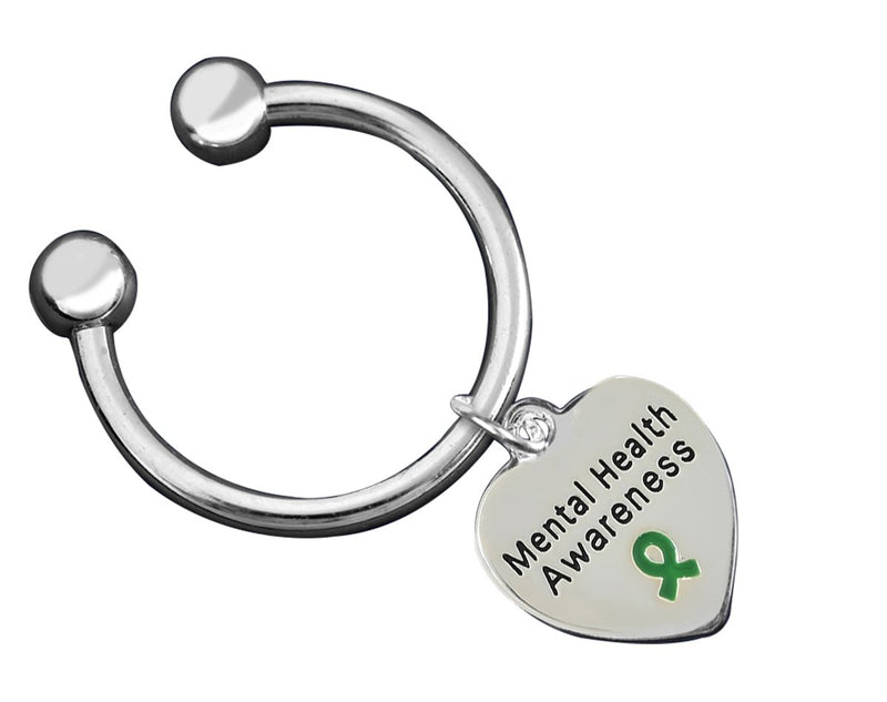 Mental Health Awareness Heart Key Chains - Fundraising For A Cause