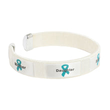 Load image into Gallery viewer, Mother Daughter Ovarian Cancer Bangle Bracelets - Fundraising For A Cause