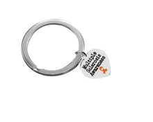 Load image into Gallery viewer, Multiple Sclerosis Awareness Heart Split Style Key Chains - Fundraising For A Cause