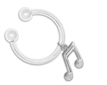 Load image into Gallery viewer, Music Note Key Chains - Fundraising For A Cause