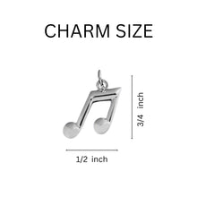 Load image into Gallery viewer, Music Note Retractable Charm Bracelet - Fundraising For A Cause