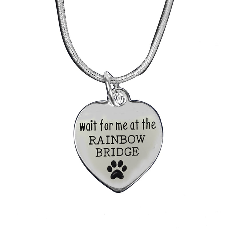 Wait For Me At The Rainbow Bridge Necklaces - Fundraising For A Cause