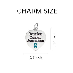 Ovarian Cancer Awareness Chunky Charm Bracelets - Fundraising For A Cause