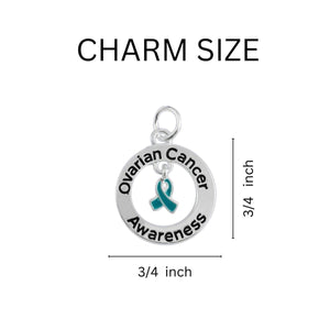 Ovarian Cancer Awareness Hanging Charm - Fundraising For A Cause