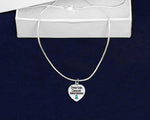 Ovarian Cancer Awareness Heart Necklaces - Fundraising For A Cause