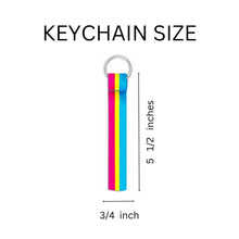 Load image into Gallery viewer, Pansexual Flag Lanyard Style Keychains - Fundraising For A Cause