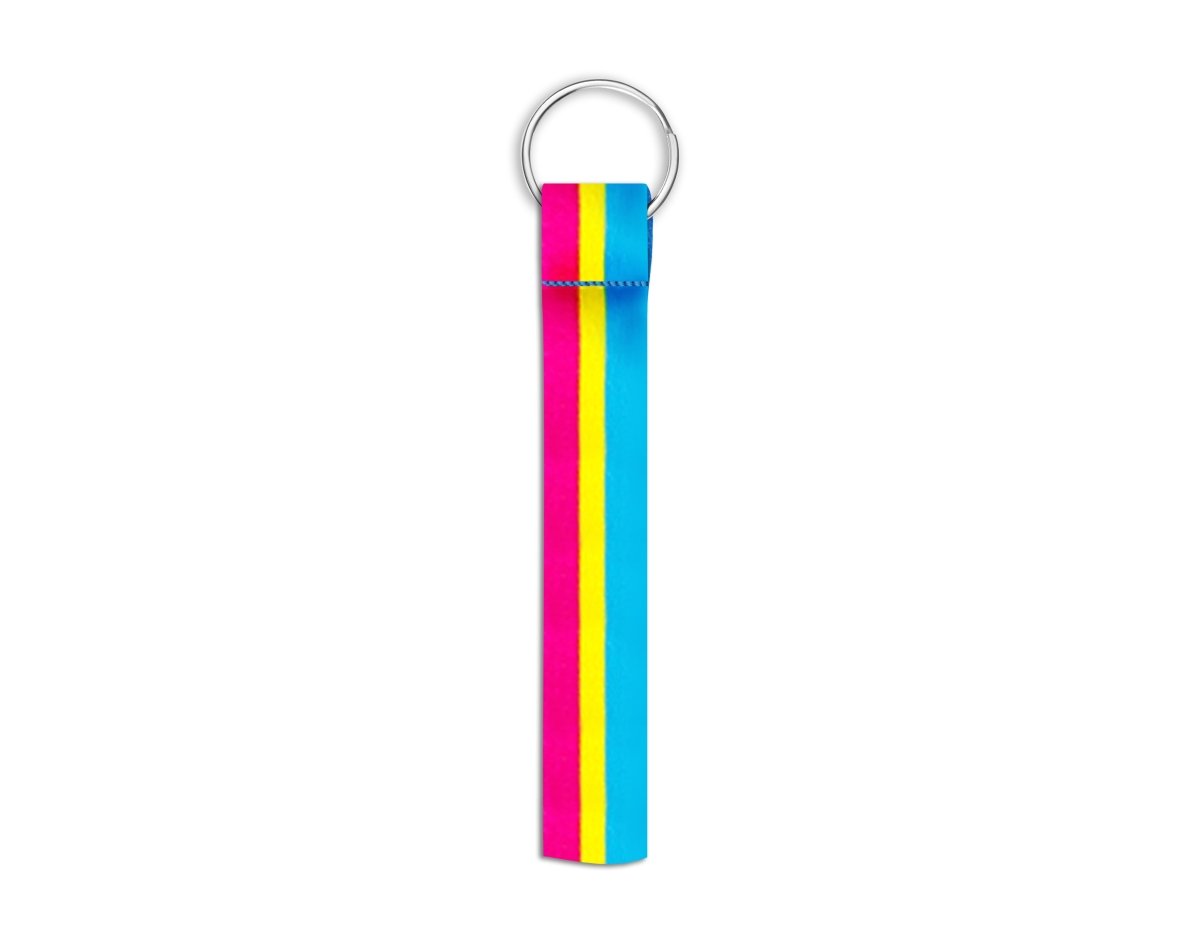 Pansexual Flag Lanyard Style Keychains - Fundraising For A Cause