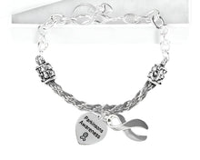 Load image into Gallery viewer, Parkinson&#39;s Gray Ribbon Partial Rope Bracelets - Fundraising For A Cause