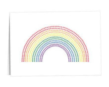 Load image into Gallery viewer, Paw Print filled Rainbow Note Card Packs - Fundraising For A Cause