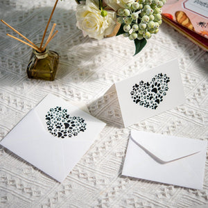 Paw Print Heart Note Cards - Fundraising For A Cause