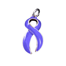 Load image into Gallery viewer, Periwinkle Ribbon Key Chains - Fundraising For A Cause