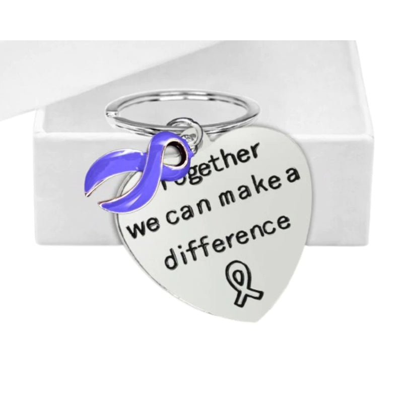 Periwinkle Ribbon Key Chains - Fundraising For A Cause