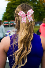 Load image into Gallery viewer, Pink Ribbon Breast Cancer Awareness Hair Bows - Fundraising For A Cause