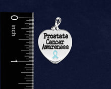Load image into Gallery viewer, Prostate Cancer Heart Retractable Charm Bracelets - Fundraising For A Cause
