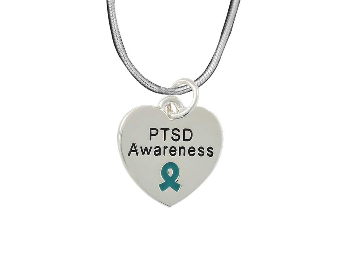 PTSD Awareness Heart Necklaces - Fundraising For A Cause