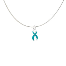 Load image into Gallery viewer, PTSD, Post Traumatic Stress Disorder Awareness Ribbon Necklace - Fundraising For A Cause