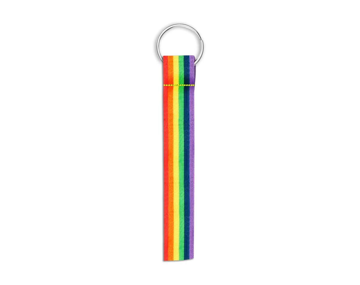 Rainbow Gay Pride Flag Lanyard Style Keychains - Fundraising For A Cause