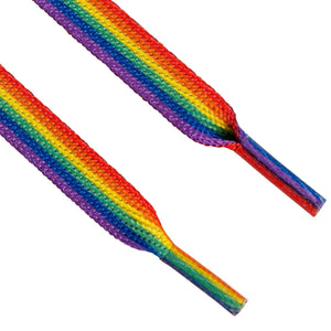 Rainbow Gay Pride Shoe Laces - Fundraising For A Cause