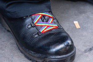 Rainbow Gay Pride Shoe Laces - Fundraising For A Cause