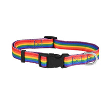 Load image into Gallery viewer, Rainbow Striped Dog/Cat/Pet Collars - Fundraising For A Cause