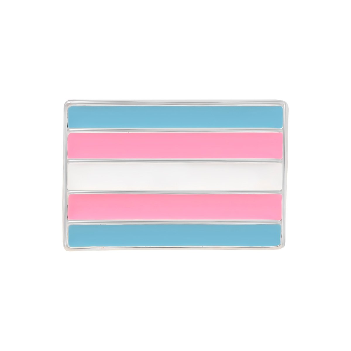 Rectangle Transgender Pride Flag Pins - Fundraising For A Cause
