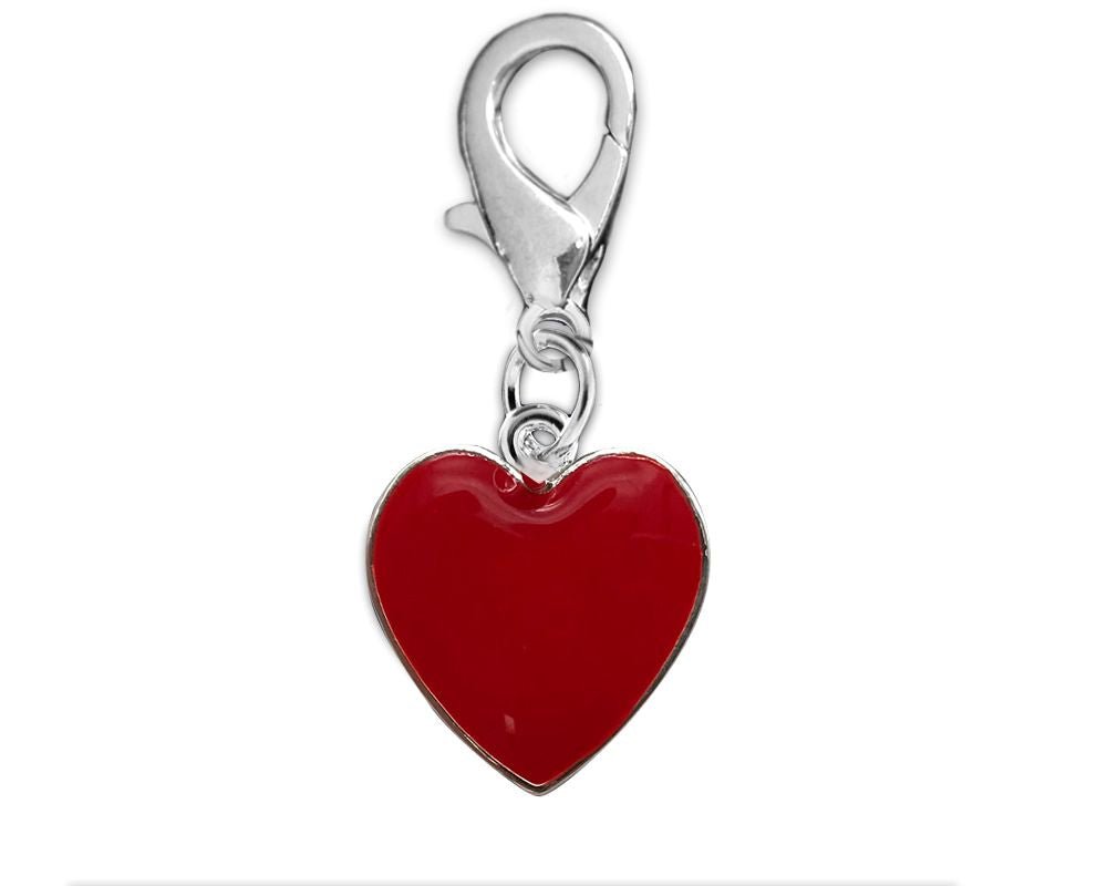 Red Heart Hanging Charm - Fundraising For A Cause