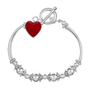 Red Heart Partial Beaded Bracelets - Fundraising For A Cause