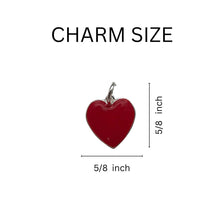 Load image into Gallery viewer, Red Heart Shaped Charm Key Chain - Fundraising For A Cause