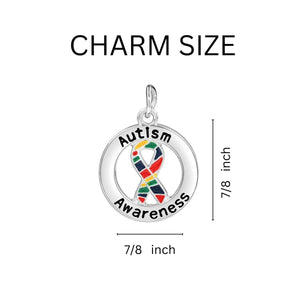 Round Autism Awareness Ribbon Retractable Bracelets - Fundraising For A Cause