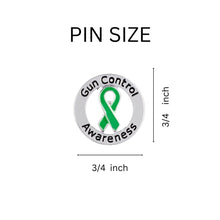 Load image into Gallery viewer, Round Gun Control Awareness Pins - Fundraising For A Cause