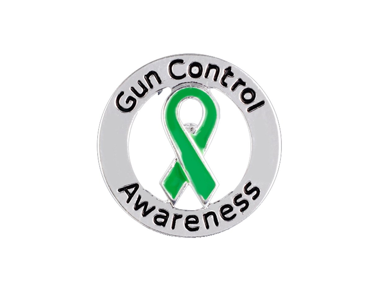 Round Gun Control Awareness Pins - Fundraising For A Cause