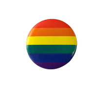 Load image into Gallery viewer, Round Rainbow Striped Pins - Fundraising For A Cause