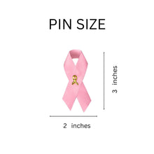 Load image into Gallery viewer, Satin Breast Cancer Awareness Ribbon Pins - Fundraising For A Cause