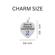 Load image into Gallery viewer, Sexual Assault Awareness Retractable Charm Bracelets - Fundraising For A Cause