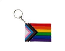 Load image into Gallery viewer, Silicone Daniel Quasar Flag Keychains - Fundraising For A Cause