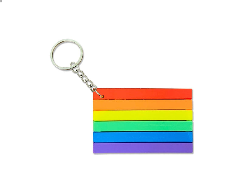 Silicone Rainbow Flag Keychains - Fundraising For A Cause