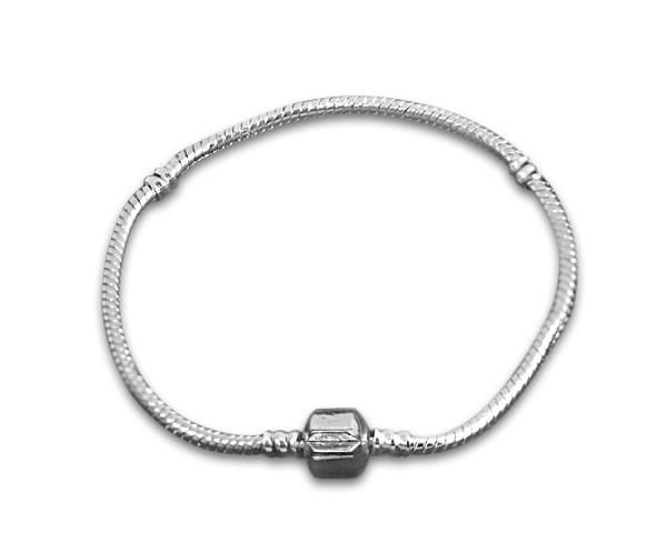 Silver 7.5 Inch Chunky Charm Bracelets - Fundraising For A Cause