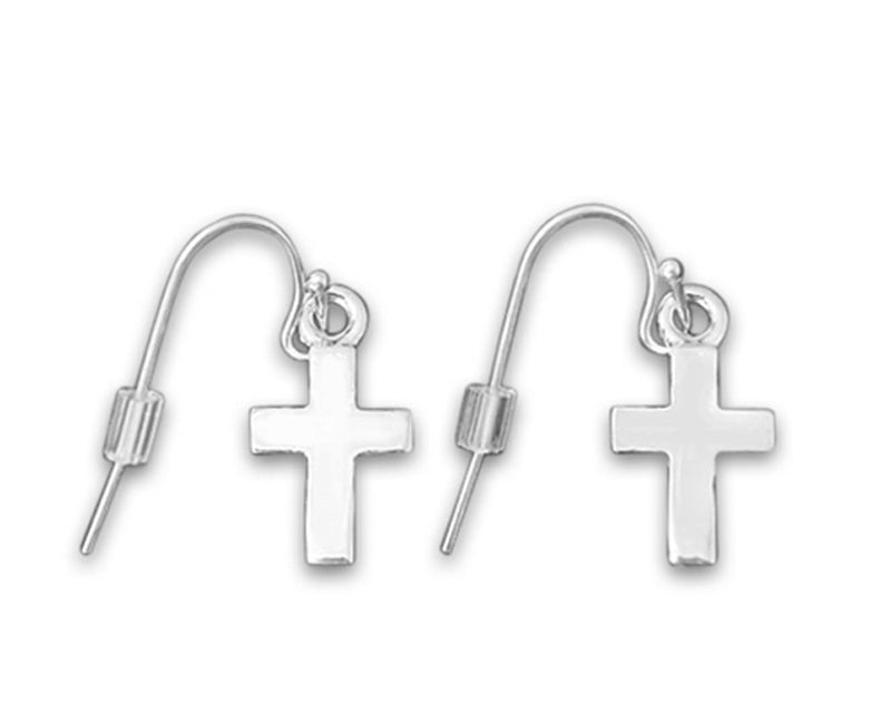 Silver Cross Earrings - Fundraising For A Cause