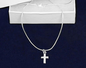 Silver Cross Necklace - Fundraising For A Cause