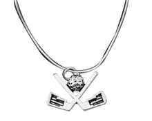 Load image into Gallery viewer, Silver Golf Club Charm Necklaces , Bulk Golf Club Pendant Jewelry